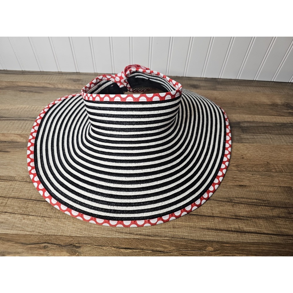Disney Parks Minnie Mouse Sun Visor NWT Hat Beach Parks Pacakble